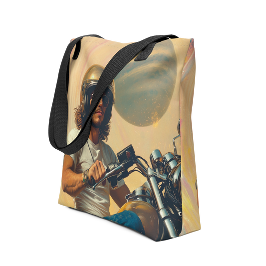 Cosmic Rider Tote Bag