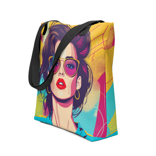 80's Pop Chic Tote Bag